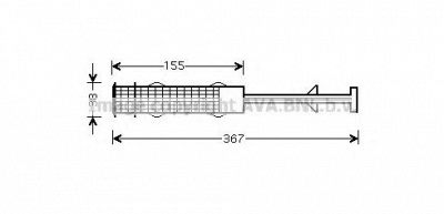 AVA QUALITY COOLING msd359 -  Осушитель, кондиционер